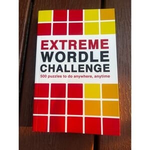 Extreme Wordle Challenge 500 Puzzles Ivy Press Paperback Word‎ Game Book. New